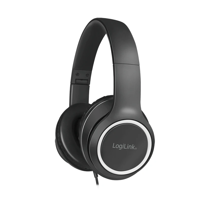 Image of LogiLink HS0053 headphones/headset Wired Head-band Calls/Music Black.