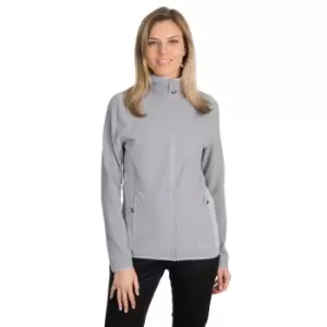 Image of Womens Trespass Kelsey DLX Fleece (XXS) (Platinum)