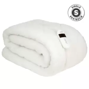 Image of Russell Hobbs RHESB8001 Sherpa Fleece Electric Blanket Single