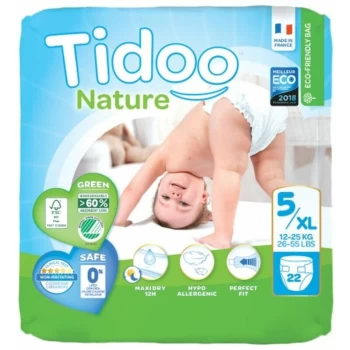 image of Nappies - Size 5/XL (12 - 25kg) - 22s - 93765 - Tidoo