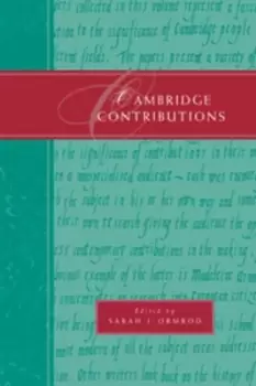 Image of Cambridge contributions - Sarah J. Ormrod - Paperback - Used