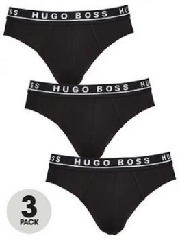 image of Hugo Boss 3 Pack Briefs Black Size S Men