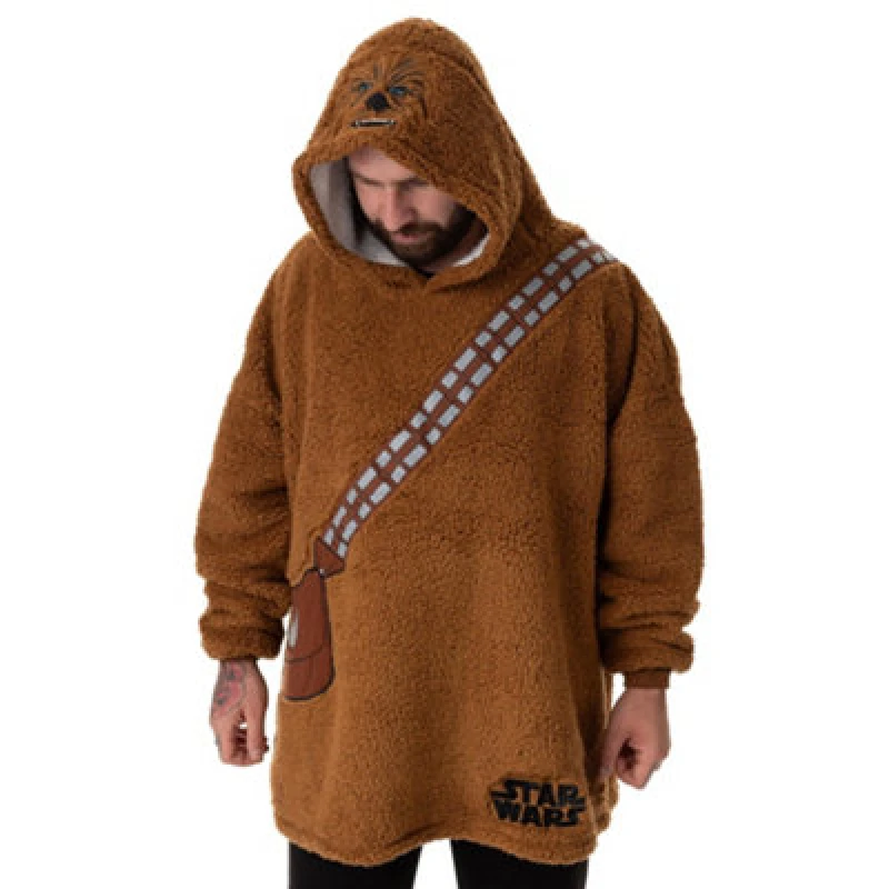 Image of Star Wars Star Wars Blanket Hoodie in Brown Brown One Size Unisex 5063203040001