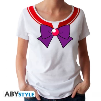 Image of Sailor Moon - Sailor Mars * Womens Large T-Shirt - White