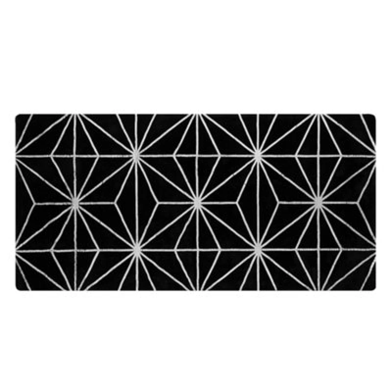 Image of Beliani Rug Sibel Black 80 X 150 Cm Viscose