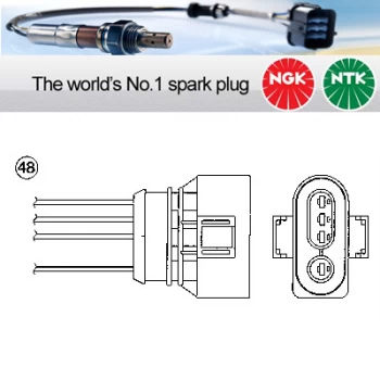 image of NGK OZA660-EE27 / 97557 Lambda Sensor Zirconia Type Oxygen O2 Exhaust Probe