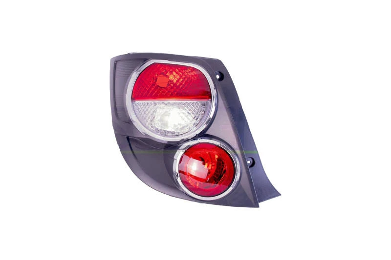 Image of PRASCO DW3284164 Rear light TYC without bulb holder, Left, Chromed edge Combination Rearlight (391)
