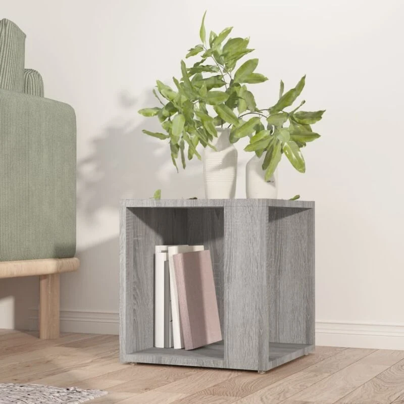 Image of VIDAXL Vidaxl - Side Table Grey Sonoma 33x33x34.5cm Engineered Wood 8720286956861