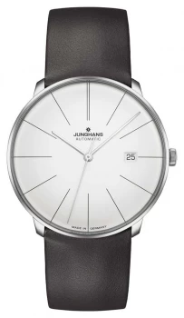 Image of Junghans Meister Fein Automatic Brown Leather Strap 27/ Watch