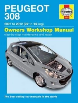 Image of Peugeot 308 Owners Workshop Manual by Peter Gill Hardback