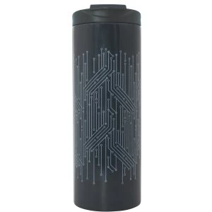 image of Beau & Elliot Beau and Elliot Circuit Black Insulated Travel Mug - 400ml