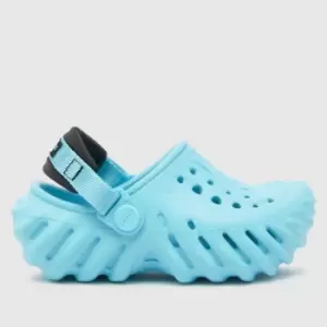 image of Crocs pale blue echo clog Toddler Sandals