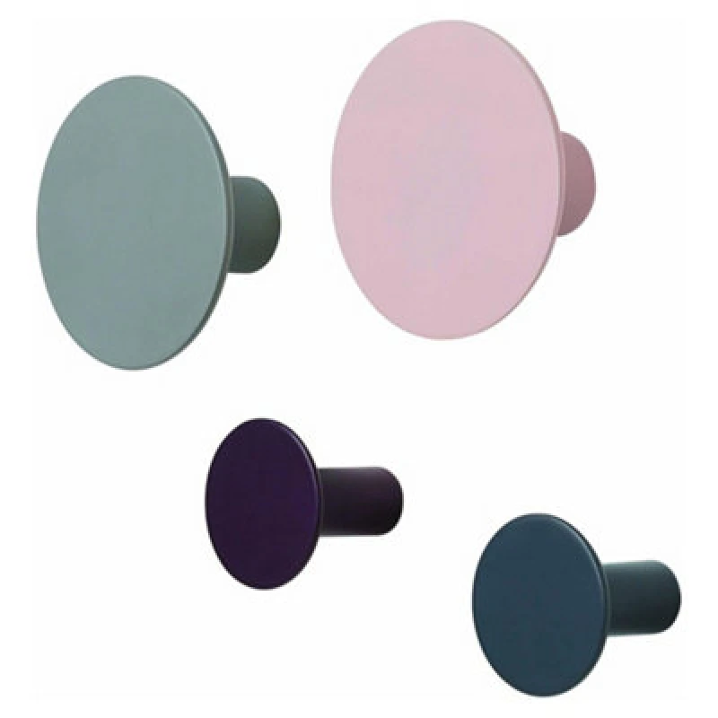 Image of Blomus Ponto Set Of 4 Wall Hooks - Rose Dust