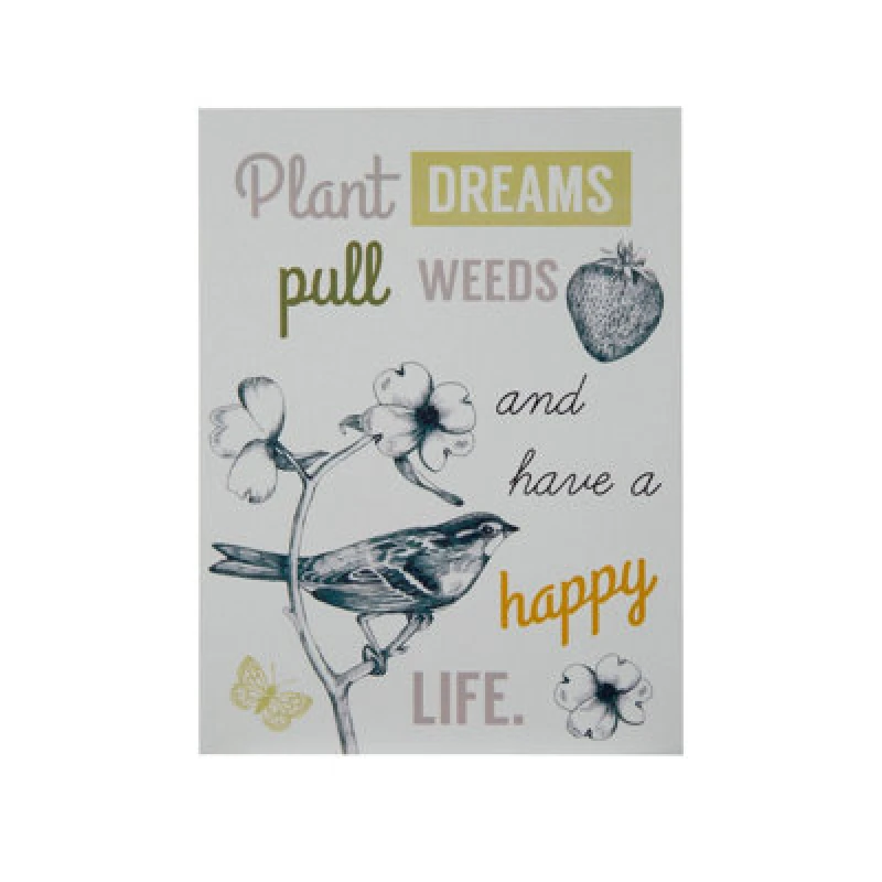 Image of Premier Housewares Madera Artists Garden Wall Plaque Multi