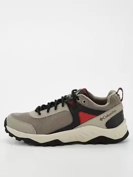 Image of Columbia Mens Trailstorm Ascend Waterproof Walking Shoes - Black, Stone, Size 7, Men