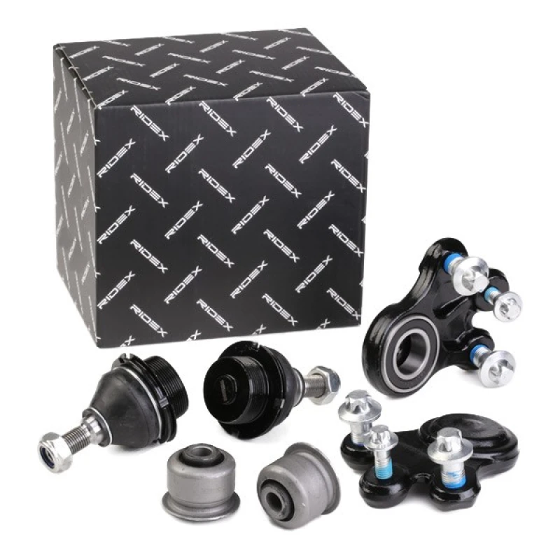 Image of RIDEX 2523R0005 Repair Kit, support-/steering link Lower Front Axle, with rubber mount Repair Kit,support-/steering link (2523)