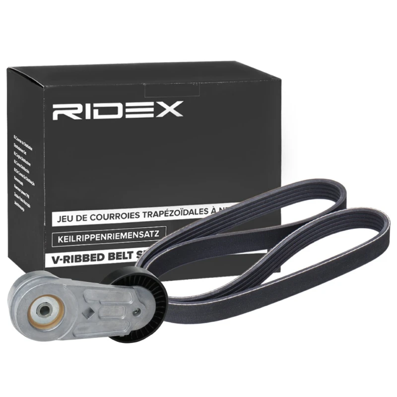 Image of RIDEX 542R0765 V-ribbed belt set V-Ribbed Belt Set (542)