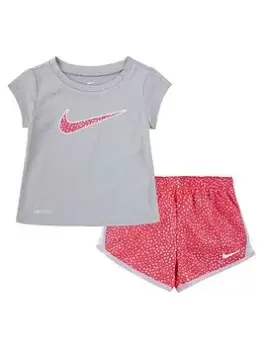 Image of Nike Infant Girls Animal Spot Aop, Red, Size 12 Months, Women