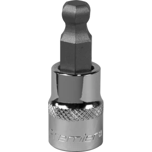 image of Sealey 3/8" Drive Ball End Hexagon Socket Bit 3/8" 9mm