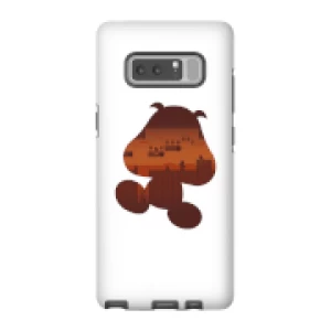 Image of Nintendo Super Mario Goomba Silhouette Phone Case - Samsung Note 8 - Tough Case - Matte
