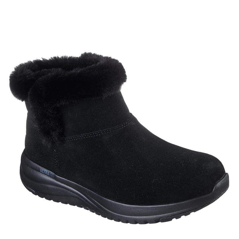 Image of Skechers On-The-Go Stellar - Cozy Step Snug Boots Womens Black female 2 (35)