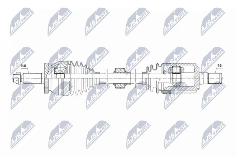 Image of NTY Drive shaft NTY NPW-HY-638