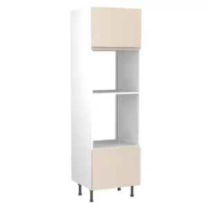 Image of KitchenKIT J-Pull 60cm Oven and Microwave Unit - Gloss Cashmere