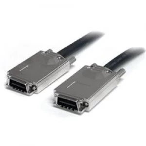 image of StarTech.com 2m Infiniband External SAS Cable - SFF-8470 to SFF-8470