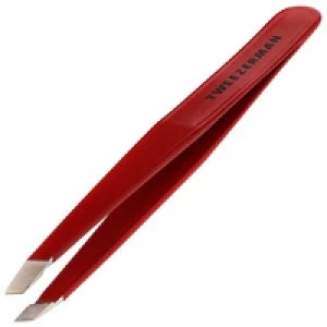 image of Tweezerman Brows Slant Tweezers Signature Red