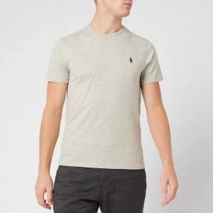 Image of Polo Ralph Lauren Mens Custom Slim Fit Cotton T-Shirt - New Grey Heather - L