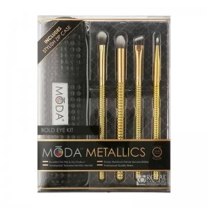 image of ROYAL & LANGNICKEL Moda Prismatic Bold Eye Kit Brush Set