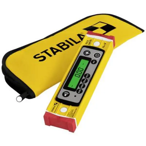 Image of Stabila TECH 196 DL 19831 Digital level incl. anti-slip pad, incl. bag 23cm 0.5 mm/m