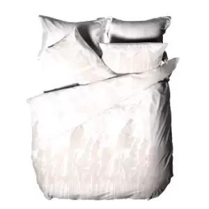 Image of The Linen Yard Pampas Cotton Washed Duvet Cover Set (Single) (Blush)