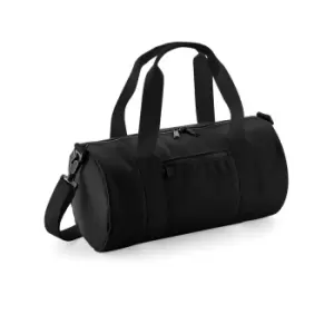 image of Bagbase Mini Barrel Shoulder Bag (Pack of 2) (One Size) (Black)