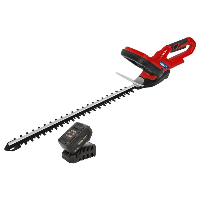 Image of Sealey CP40VHT Twin 20v Cordless Hedge Trimmer 520mm CP40VHT Batteries: No Batteries