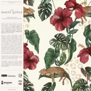 Image of Original Soundtrack The White Lotus - White Vinyl - Sleeve Variant 1 Hibiscus - Sealed 2023 UK 2-LP vinyl set WRWTFWW076.1