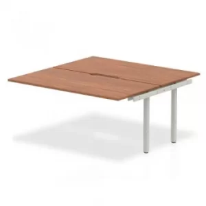 Image of Trexus Bench Desk Double Extension Back to Back Configuration Silver
