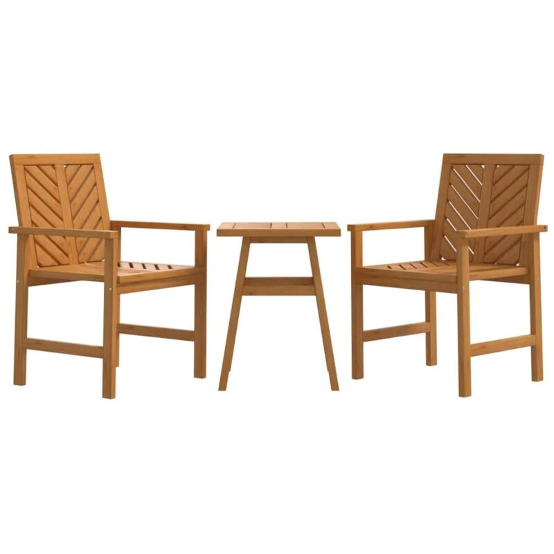 Image of VIDAXL 3 Piece Garden Lounge Set Solid Wood Acacia Vidaxl 362230