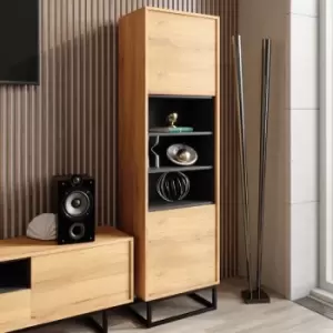 Image of Display Cabinet Sideboard Cabinet Cupboard tv Stand Living Room Oak - oak & oak