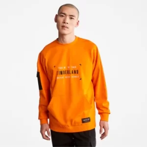 image of Timberland Year Of The Tiger Sweatshirt For Men In Orange Orange, Size M