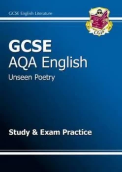 Image of Gcse English Aqa Unseen Poetry Study and Exam Practice Book. Hardback