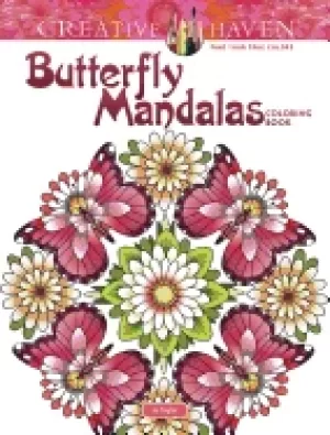 Image of creative haven butterfly mandalas coloring book