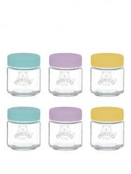 image of Kilner Set Of Six 110ml Kids Jars