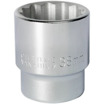 Image of Sealey 3/4" Drive Bi Hexagon WallDrive Socket Metric 3/4" 38mm