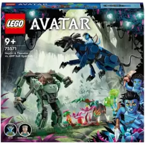 image of LEGO Avatar Neytiri & Thanator vs. AMP Suit Quaritch (75571)