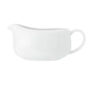 image of Mikasa Chalk Porcelain Gravy/Sauce Boat, 700ml Labelled