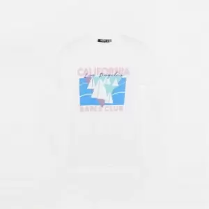 Missguided Tall California Babes T Shirt - Multi