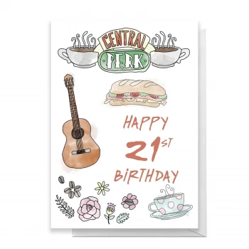 Friends Birthday 21st Greetings Card - Standard Card