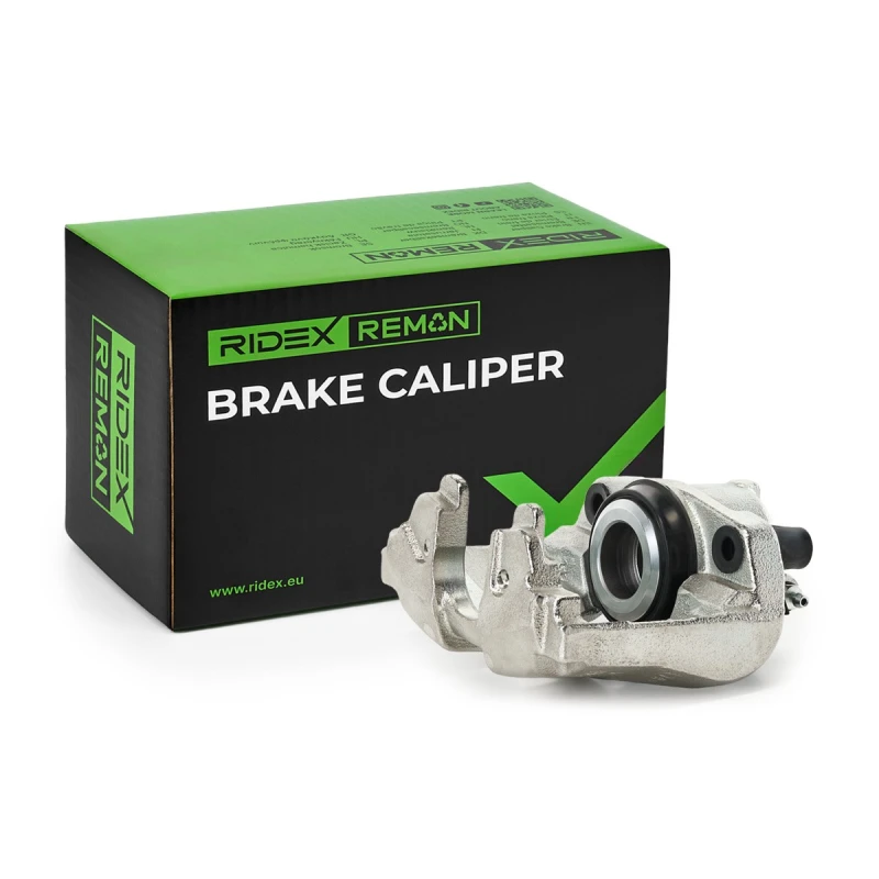 Image of RIDEX REMAN 78B1005R Brake caliper Front Axle, without holder Grey Cast Iron Brake Caliper (78)