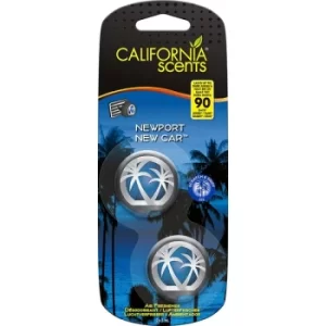 image of California Scents Newport New Car Car Mini Diffuser (Case Of 4)